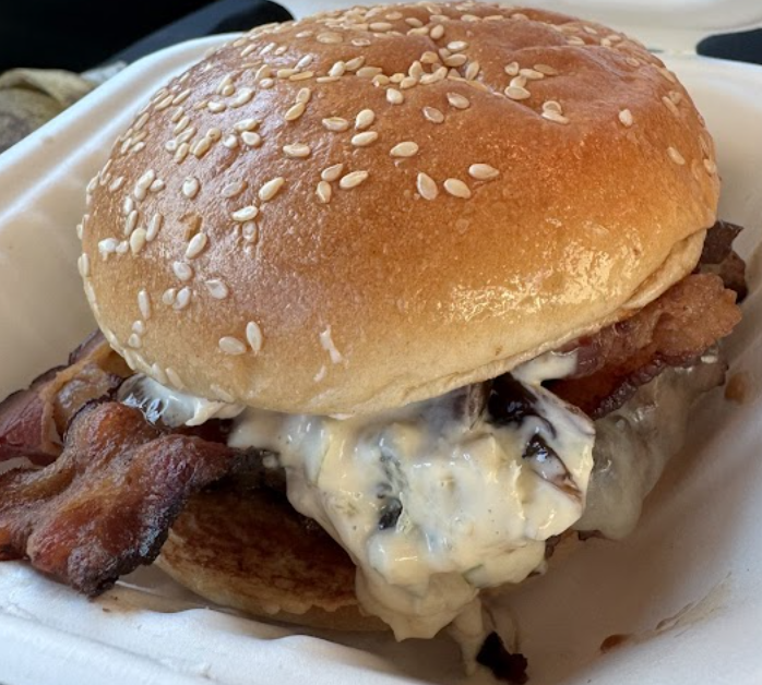 Farm Burger Huntsville signature dishes Build Your Own Grassfed Beef BurgerNo. 1 - FarmburgerNo. 6 - Double Bacon Cheeseburger
